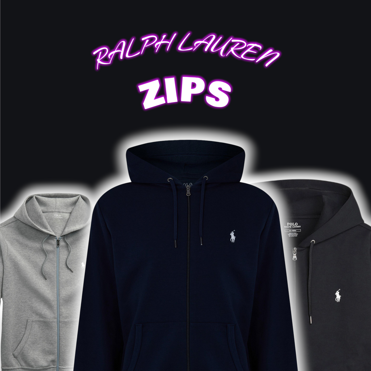 Ralph Lauren Zip Box (5 Zip up jackets)