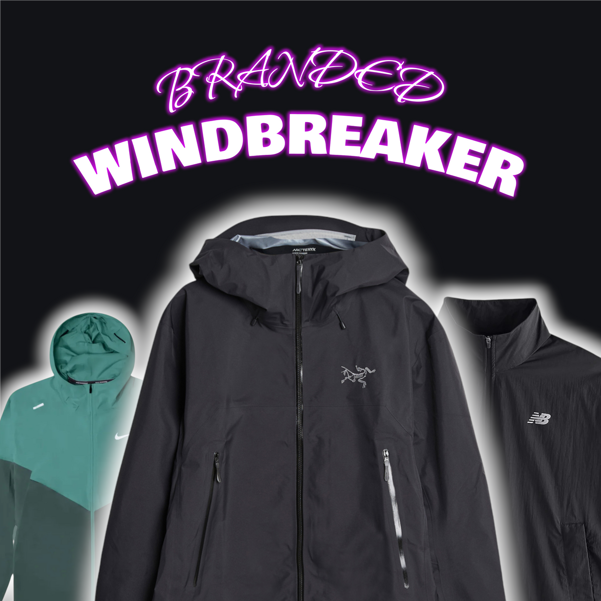 Branded Windbreaker Box (5 Windbreakers)