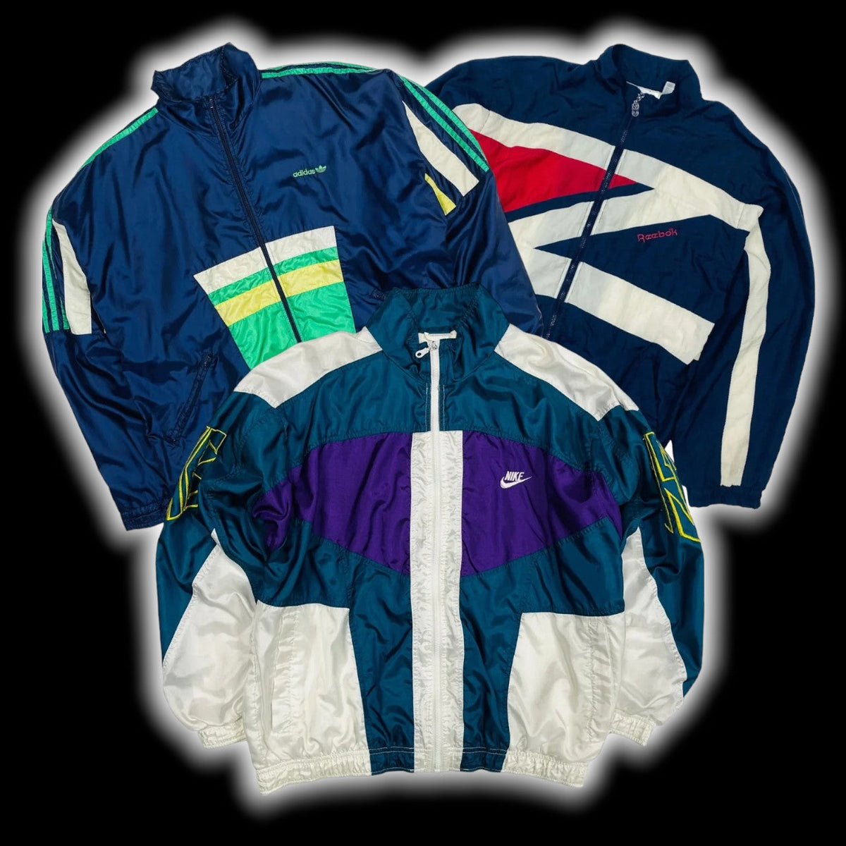 Vintage Branded Track/Shell Jacket Box (5 Jackets)
